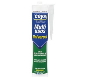 CEYS-  Silicona multi usos universal translucida 280ml 